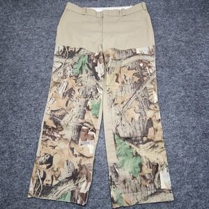Staffords Thomasville Camo Khaki Upland Bird Field Hunting Brush Pants 36x29